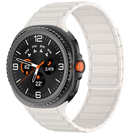 Samsung Galaxy Watch 8 40mm / 44mm / 46mm Classic Uyumlu Kordon Spor & Günlük Silicone Strap Kayış