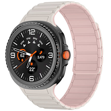 Samsung Galaxy Watch 8 40mm / 44mm / 46mm Classic Uyumlu Kordon Spor & Günlük Silicone Strap Kayış