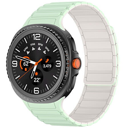 Samsung Galaxy Watch 8 40mm / 44mm / 46mm Classic Uyumlu Kordon Spor & Günlük Silicone Strap Kayış
