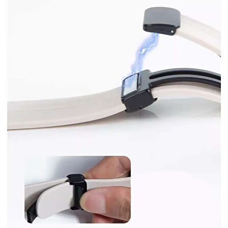 Samsung Galaxy Watch 8 40mm / 44mm / 46mm Classic Kordon - Manyetik Metal Tokalı Güçlü Esnek Silikon