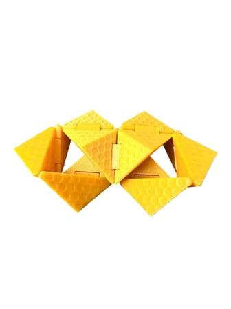 MCY Dekor Origami Katlanabilir Eğitici Zeka Küpü, Akıl ve Stres Giderici Geometrik Bulmaca Oyuncak