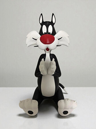 Sylvester Kedi Figürü & Heykeli | Looney Tunes Karakteri Koleksiyonluk Dekoratif Biblo