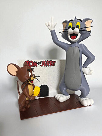 Tom ve Jerry Figür Seti | İkonik Kedi Fare Karakterleri Koleksiyonluk Dekoratif Biblo Heykel