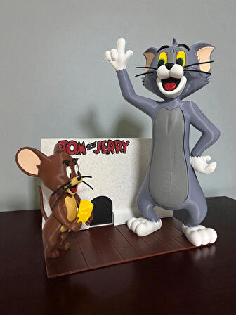 Tom ve Jerry Figür Seti | İkonik Kedi Fare Karakterleri Koleksiyonluk Dekoratif Biblo Heykel
