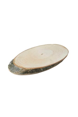 Esmay Ahşap Kütük Oval Orta 77683