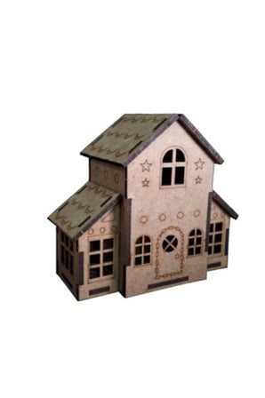 Esmay Ahşap Maketim 3D Konak Ev 18292 Demonte
