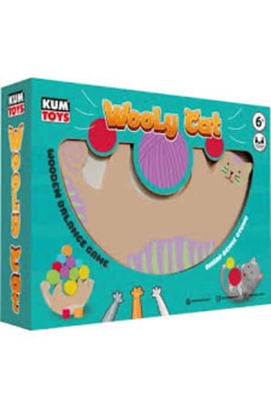 Kumtoys Wooly Cat Kedi Oyunu + Mesakademi Oyun Seti Hediyeli