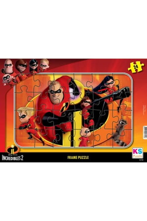 Ks Frame Puzzle Incredıbles2 24 Inc704