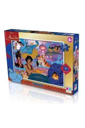 Ks Puzzle-1 Aladdin 200 Prç Ald113 + Mesakademi Oyun Seti Hediyeli