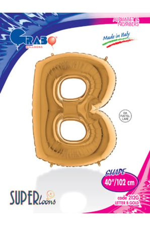 Kikajoy Harf Folyo Balon 40" Altın -B- + Mesakademi Oyun Seti Hediyeli