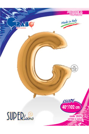 Kikajoy Harf Folyo Balon 40" Altın -G- + Mesakademi Oyun Seti Hediyeli