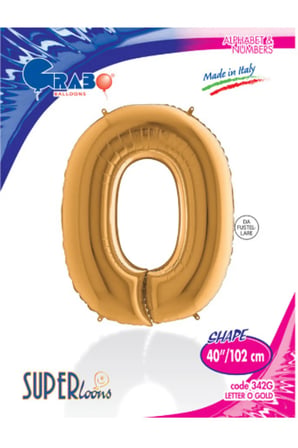 Kikajoy Harf Folyo Balon 40" Altın -O-