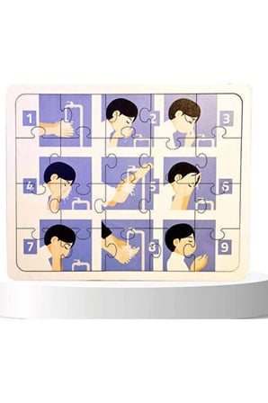 Moon İslamı Öğreniyorum Puzzle Serisi Erkek Namaz + Mesakademi Oyun Seti Hediyeli