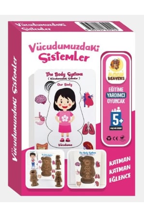 Moon Vücudumuz Sistemleri Kız + Mesakademi Oyun Seti Hediyeli