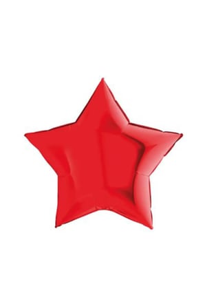 Kika Yıldız Folyo Balon 18" Kırmızı