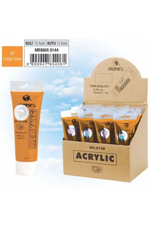 Maries Akrilik Boya 75Ml + Mesakademi Oyun Seti Hediyeli