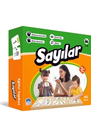 Martı Eğitici Yapboz Sayılar + Mesakademi Oyun Seti Hediyeli