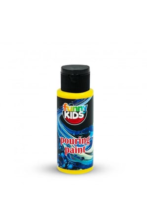 Funny Kids Pourıng Akrilik Boya 70Cc Sarı