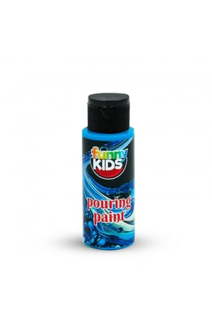 Funny Kids Pourıng Akrilik Boya 70Cc Mavi