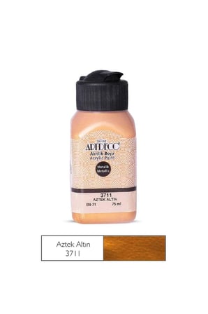 Artdeco Metalik Akrilik Boya 25Ml 6221 Aztek Altın