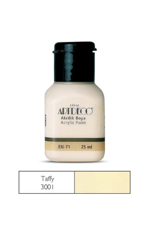 Artdeco Akrilik Boya 25Ml 3001 Taffy + Mesakademi Oyun Seti Hediyeli