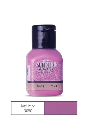 Artdeco Akrilik Boya 25Ml 3050 Kızıl Mor
