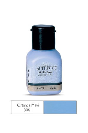 Artdeco Akrilik Boya 25Ml 3061 Ortanca Mavi