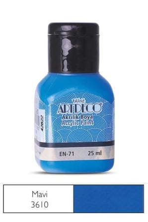 Artdeco Akrilik Boya 25Ml 3610 Mavi