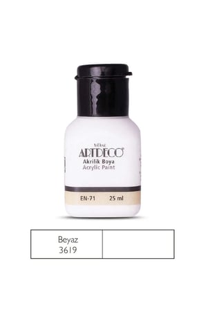 Artdeco Akrilik Boya 25Ml 3619 Beyaz