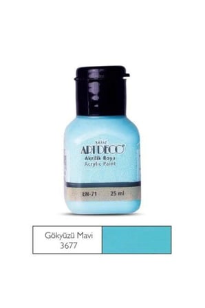 Artdeco Akrilik Boya 25Ml 3677 Gökyüzü Mavi