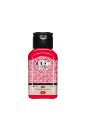 Artdeco Akrilik Boya 75Ml Domates Kırmızı 3043