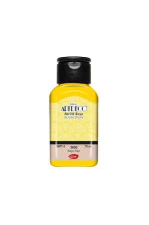 Artdeco Akrilik Boya 75Ml Koyu Sarı 3602