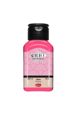Artdeco Akrilik Boya 75Ml Pembe 3604 + Mesakademi Oyun Seti Hediyeli