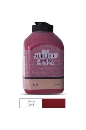 Artdeco Akrilik Boya 500ML 3643 Bordo