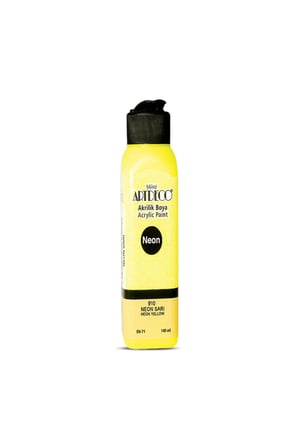 Artdeco Neon Akrilik Boya 140Ml 910 Sarı
