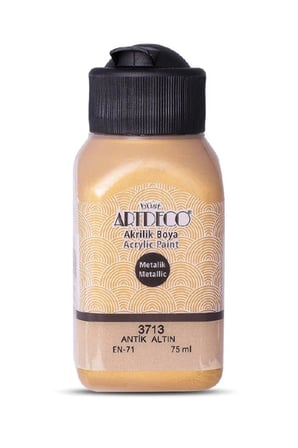 Artdeco Metalik Akrilik 75Ml 3713 Antik Altın