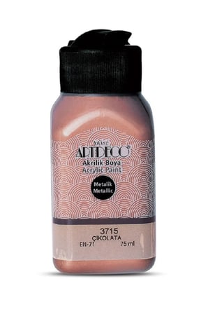 Artdeco Metalik Akrilik Boya 75Ml Çiko.Kahve 3715