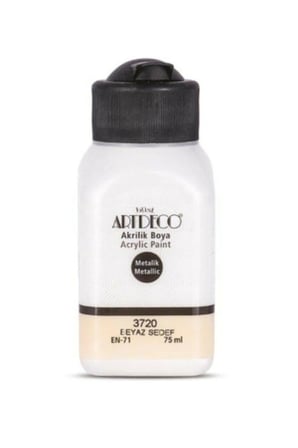 Artdeco Metalik Akrilik Boya 75Ml Beyaz 3720