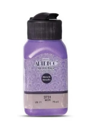 Artdeco Metalik Akrilik Boya 75Ml Mor 3731