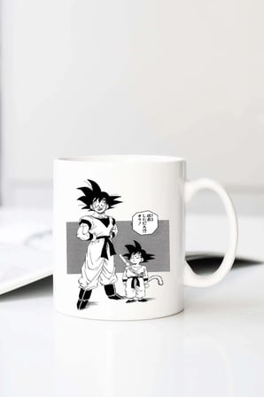 Dragon Ball Son Goku A Baskılı 330 ml Porselen Kupa Bardak (123466-1)