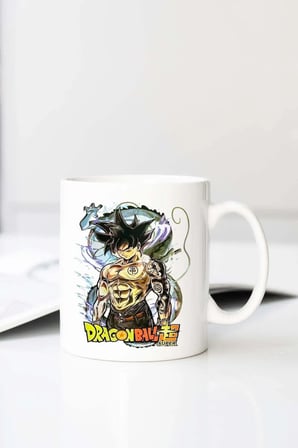 Dragon Ball Z Goku Super Baskılı 330 ml Porselen Kupa Bardak (123467-1)