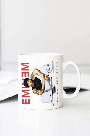 Eminem Baskılı 330 ml Porselen Kupa Bardak (123473-5)