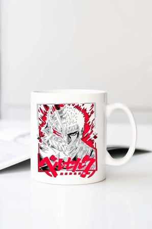 Etiket Berserk Guts D N M Un Baskılı 330 ml Porselen Kupa Bardak (123487-1)