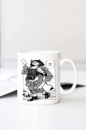 Dorohedoro Devil Nikaido Baskılı 330 ml Porselen Kupa Bardak (123506-1)