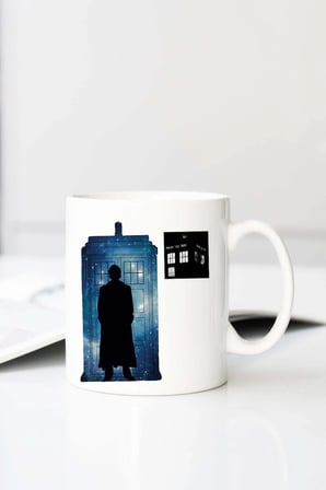 Dr Who Baskılı 330 ml Porselen Kupa Bardak (123560-1)