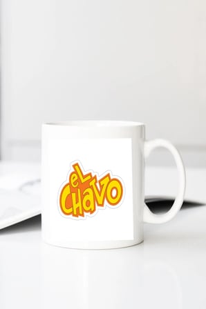El Chavo Sticker By Davidisla39 Baskılı 330 ml Porselen Kupa Bardak (123593_1)