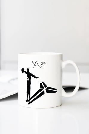 Kobe G Lgesi Ti Baskılı 330 ml Porselen Kupa Bardak (123791_1)