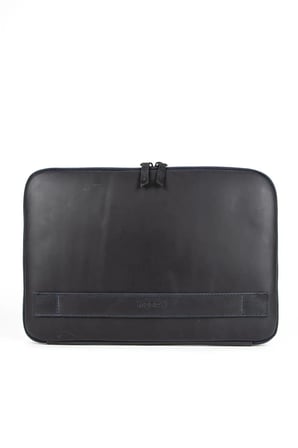 Hakiki Deri Lacivert Macbook Air Pro 13 ve 13.3 İnç Laptop Kılıfı