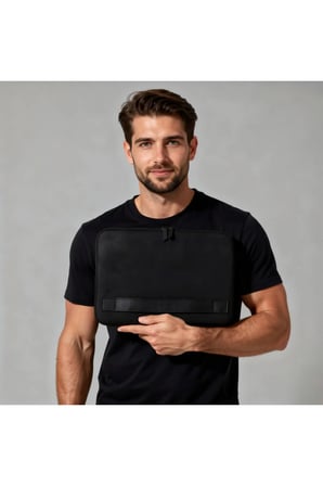 Hakiki Deri Siyah Macbook Air Pro 13 ve 13.3 İnç Laptop Kılıfı