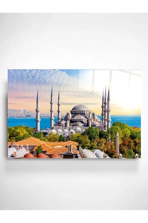Sultanahmet Camii Cam Tablo, Dekoratif Cam Tablo